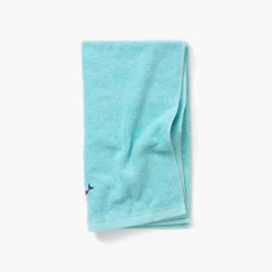 Serviettes De Toilette|Carré Blanc Serviette de toilette coton Atlantis lagon