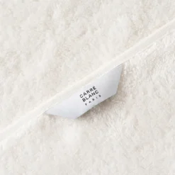 Serviettes De Toilette|Nouveautés Bébénew|Carré Blanc Serviette de toilette coton Xmasful ivoire