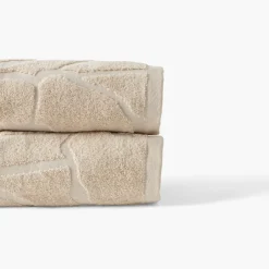 Serviettes De Toilette|Carré Blanc Serviette de toilette coton bio Gisèle