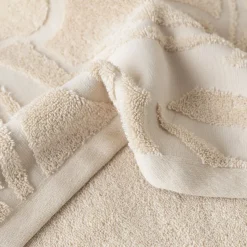 Serviettes De Toilette|Carré Blanc Serviette de toilette coton bio Gisèle