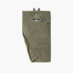 Serviettes De Toilette|Carré Blanc Serviette de toilette coton Playful kaki