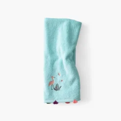 Serviettes De Toilette|Carré Blanc Serviette de toilette coton Aruba celadon