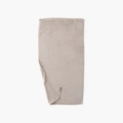 Serviettes De Toilette|Carré Blanc Serviette de toilette coton et viscose de bambou Aura taupe
