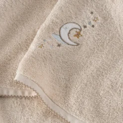 Nouveautés Bébénew|Carré Blanc Serviette de toilette coton bio Bienvenue naturel