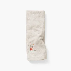 Serviettes De Toilette|Carré Blanc Serviette de toilette coton Féeries ivoire