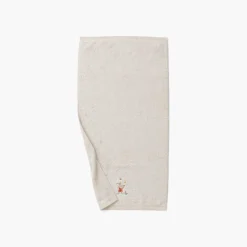 Serviettes De Toilette|Carré Blanc Serviette de toilette coton Féeries ivoire
