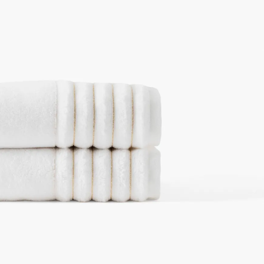 Coffrets Cadeaux|Serviettes De Toilette|Carré Blanc Serviette de toilette coton Mon Ange blanc