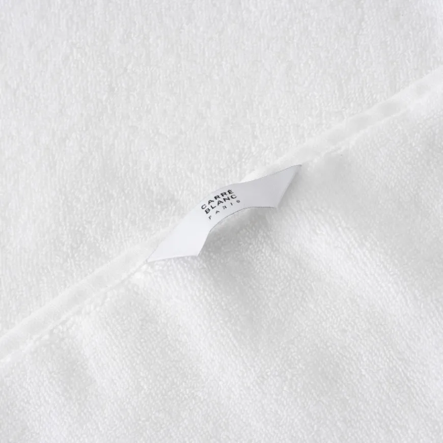 Coffrets Cadeaux|Serviettes De Toilette|Carré Blanc Serviette de toilette coton Mon Ange blanc