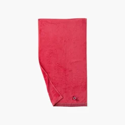 Serviettes De Toilette|Carré Blanc Serviette de toilette coton Rosella coquelicot