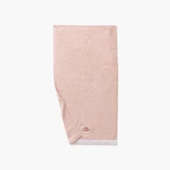 Serviettes De Toilette|Carré Blanc Serviette de toilette coton bio Illumine vieux rose