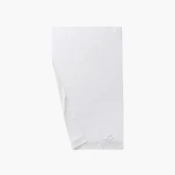 Serviettes De Toilette|Carré Blanc Serviette de toilette coton et viscose de bambou Equinoxe neige