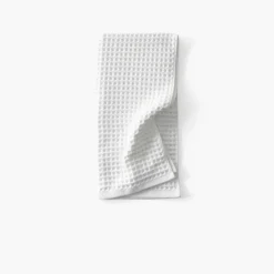 Serviettes De Toilette|Carré Blanc Serviette de toilette coton bio Quadro blanc