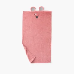 Serviettes De Toilette|Nouveautés Bébénew|Carré Blanc Serviette de toilette coton Xmasful pétale