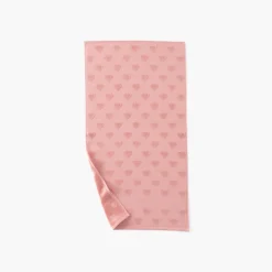 Serviettes De Toilette|Nouveautés Bébénew|Carré Blanc Serviette de toilette coton Monjour sorbet