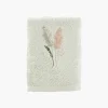 Serviettes De Toilette|Carré Blanc Serviette de toilette coton et viscose de bambou Pampa II jade