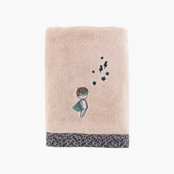 Serviettes De Toilette|Carré Blanc Serviette de toilette coton biologique Dessine lin