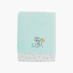 Serviettes De Toilette|Carré Blanc Serviette de toilette coton biologique Devine céladon
