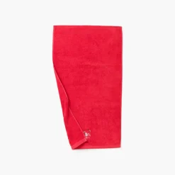 Serviettes De Toilette|Carré Blanc Serviette de toilette coton Atlantis corail