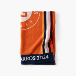 Coffrets Cadeaux|Roland-garroscollab|Carré Blanc Serviette de toilette joueur•se Roland-Garros 2024 terre battue