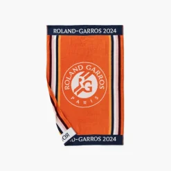Coffrets Cadeaux|Roland-garroscollab|Carré Blanc Serviette de toilette joueur•se Roland-Garros 2024 terre battue