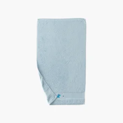 Serviettes De Toilette|Nouveautés Bébénew|Carré Blanc Serviette de toilette phosphorescente coton Stellaire bleu banquise