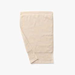 Serviettes Invité|Carré Blanc Serviette invité bouclette de coton biologique Source naturel