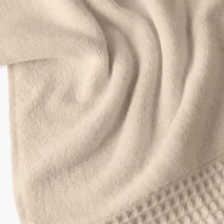 Serviettes Invité|Carré Blanc Serviette invité bouclette de coton biologique Source naturel