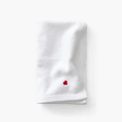 Serviettes Invité|Carré Blanc Serviette invité coton Adore blanc