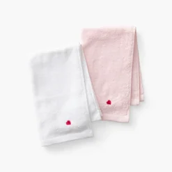 Serviettes Invité|Carré Blanc Serviette invité coton Adore blanc