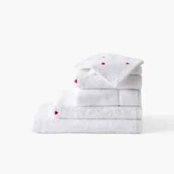 Serviettes Invité|Carré Blanc Serviette invité coton Adore blanc