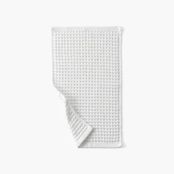 Serviettes Invité|Carré Blanc Serviette invité coton bio Quadro blanc
