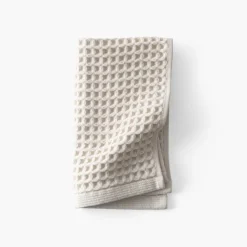 Coffrets Cadeaux|Serviettes Invité|Carré Blanc Serviette invité coton bio Quadro naturel