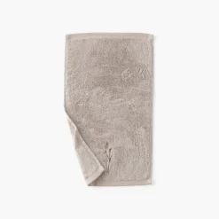 Coffrets Cadeaux|Serviettes Invité|Carré Blanc Serviette invité coton et viscose de bambou Aura taupe