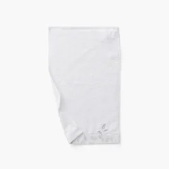Serviettes Invité|Carré Blanc Serviette invité coton et viscose de bambou Equinoxe neige