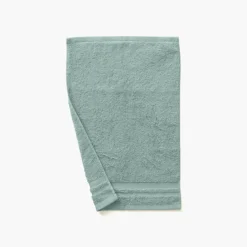 Serviettes Invité|Carré Blanc Serviette invité coton Lola II argile