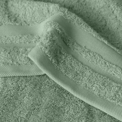 Serviettes Invité|Carré Blanc Serviette invité coton Lola II sauge
