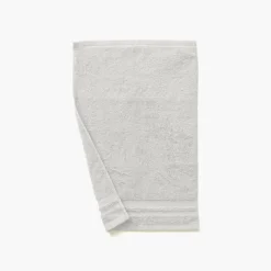 Serviettes Invité|Carré Blanc Serviette invité coton Lola II perle