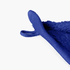 Serviettes Invité|Carré Blanc Serviette invité coton Lola II cobalt