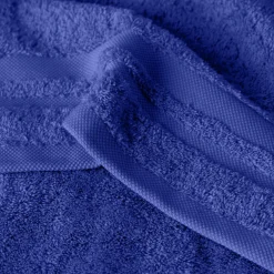 Serviettes Invité|Carré Blanc Serviette invité coton Lola II cobalt