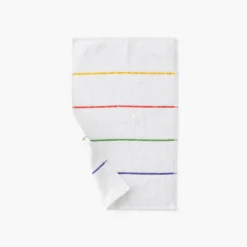 Serviettes Invité|Carré Blanc Serviette invité coton Rosella blanc