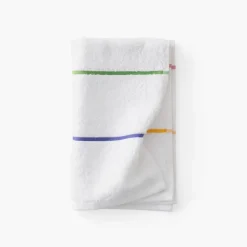 Serviettes Invité|Carré Blanc Serviette invité coton Rosella blanc