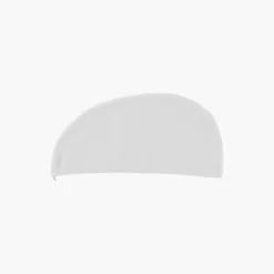Accessoires Beauté|Accessoires Beauté|Carré Blanc Serviette pour cheveux en velours de coton biologique Naturelle blanc