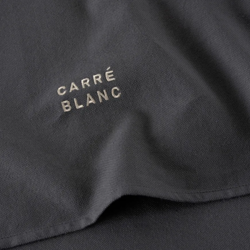 Coffrets Cadeaux|Coffrets Cadeaux|Carré Blanc Tablier de cuisine coton Signature charbon