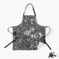 Coffrets Cadeaux|Carré Blanc Tablier de cuisine coton Jakè x