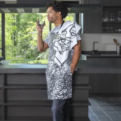 Coffrets Cadeaux|Carré Blanc Tablier de cuisine coton Jakè x