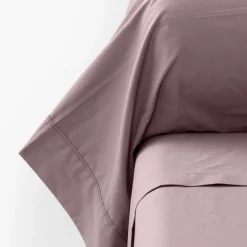 Taies De Traversin|Carré Blanc Taie de traversin percale de coton Neo poudre