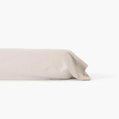Taies De Traversin|Carré Blanc Taie de traversin percale de coton Neo ficelle