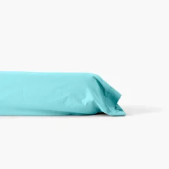 Taies De Traversin|Carré Blanc Taie de traversin percale de coton Neo lagon