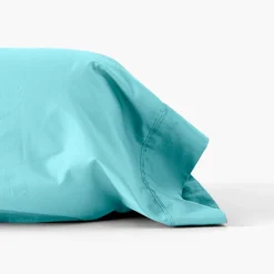 Taies De Traversin|Carré Blanc Taie de traversin percale de coton Neo lagon