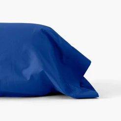 Taies De Traversin|Carré Blanc Taie de traversin percale de coton Neo outremer
